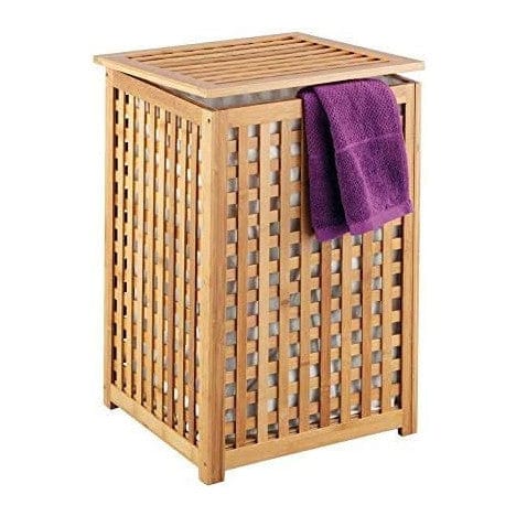 Zeller 13438 Wäschetruhe 40 X 40 X 58 Cm, Bamboo
