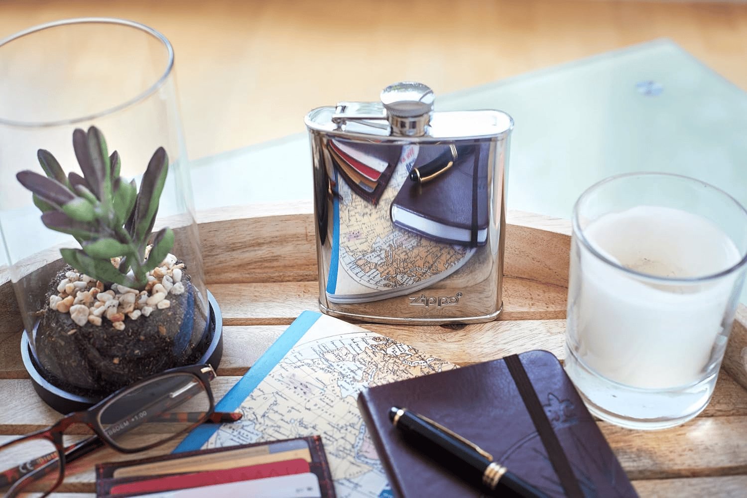 Zippo Flachmann Edelstahl - Silber - 177 Ml - Poliert - Ideal Für Wandern Und Outdoor Aktivitäten