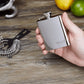 Zippo Flachmann Edelstahl - Silber - 177 Ml - Poliert - Ideal Für Wandern Und Outdoor Aktivitäten