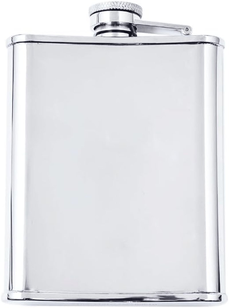 Zippo Flachmann Edelstahl - Silber - 177 Ml - Poliert - Ideal Für Wandern Und Outdoor Aktivitäten