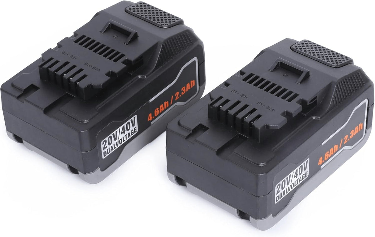 Zwei X 20Volt 4.6Ah Lithium-Ionen-Ersatzakku Kompatibel Mit Ferrex20V 40V Tools Elektrowerkzeug